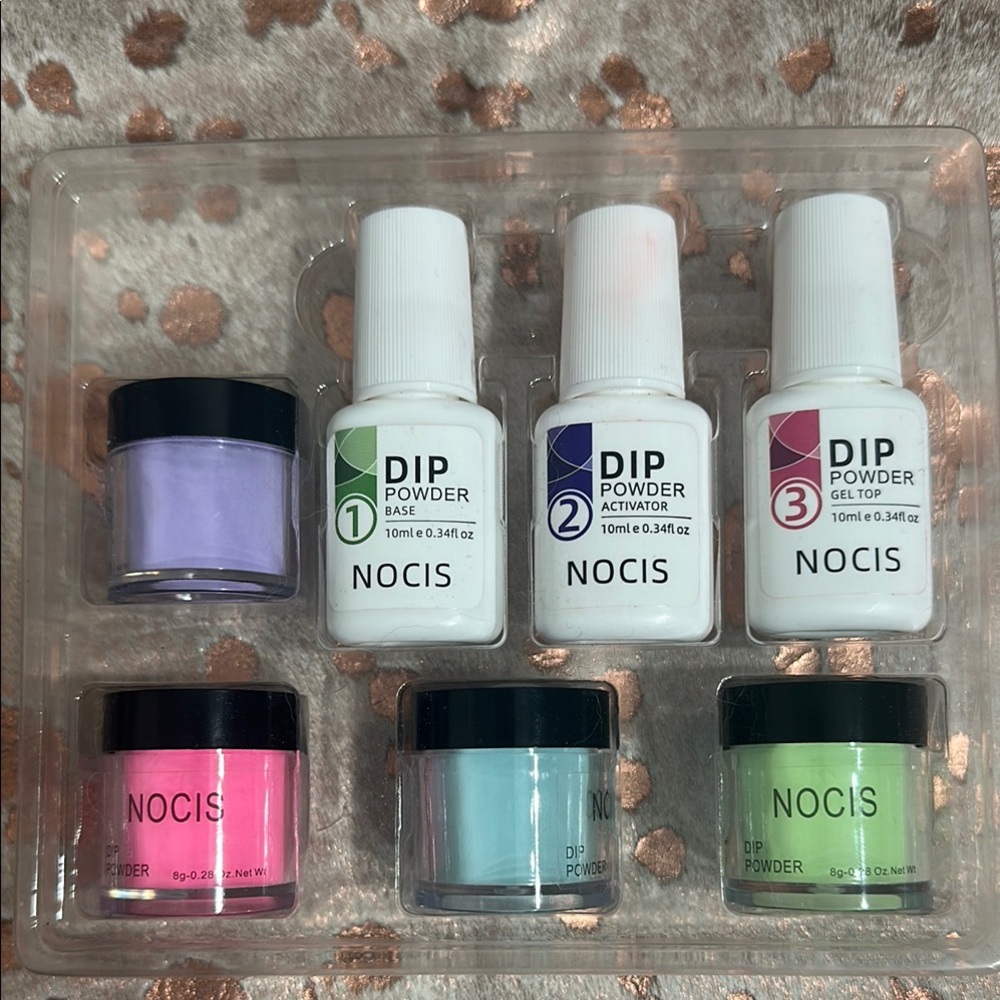 Dip powder nail set